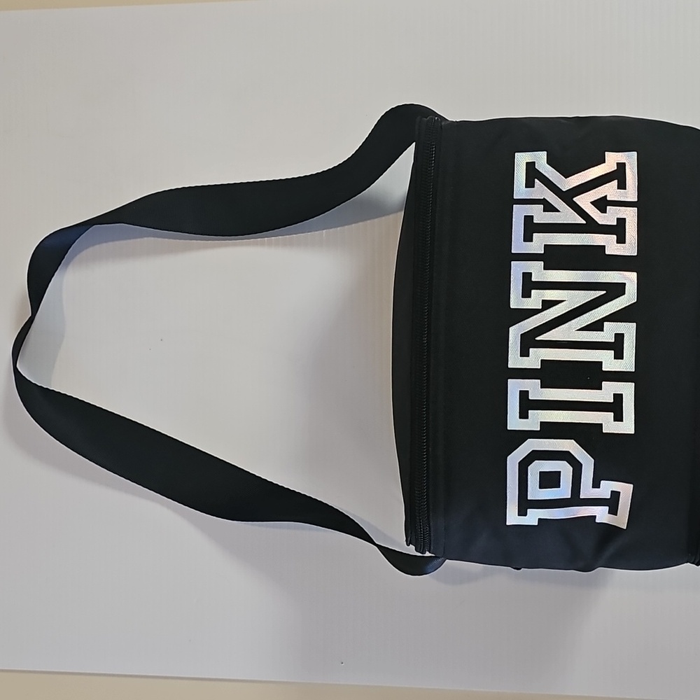 PINK Victoria's Secret Black Cooler Bag